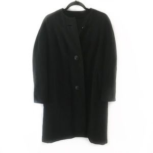Vintage Shagmoor Black Wool Coat